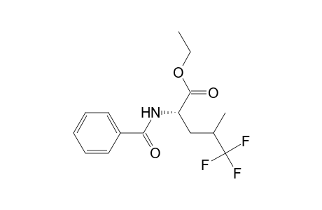 N-benzoyl-5,5,5-trifluoroleucine ethyl ester