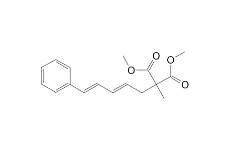 2-Methyl-2-(5-phenylpenta-2,4-dien-1-yl)malonate