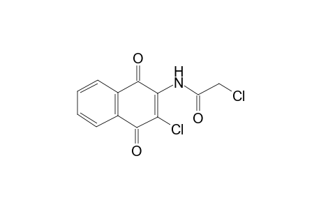 2-Chloro-3-chloracetylamino-1,4-naphthoquinone