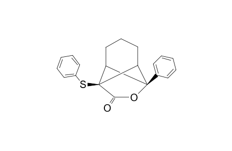7-PHENYL-6-PHENYLSULFANYLBICYCLO-[3.1.1]-HEPTANE-6,7-CARBOLACTONE