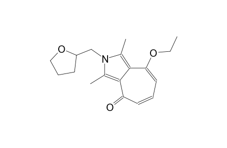 cyclohepta[c]pyrrol-4(2H)-one, 8-ethoxy-1,3-dimethyl-2-[(tetrahydro-2-furanyl)methyl]-
