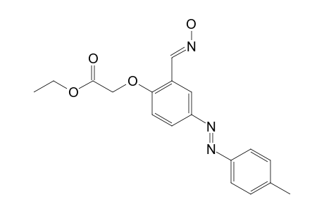 2-(ETHOXYCARBONYLMETHOXY)-5-(PARA-METHYLPHENYLAZO)-BENZALDOXIME