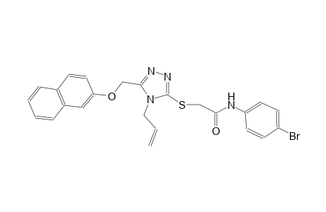 2-({4-allyl-5-[(2-naphthyloxy)methyl]-4H-1,2,4-triazol-3-yl}sulfanyl)-N-(4-bromophenyl)acetamide