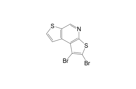 1,2-DIBrOMODITHIENO-[2,3-B:3',2'-D]-PYRIDINE