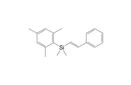 (E)-.beta.(Mesityldimethylsilyl)styrene