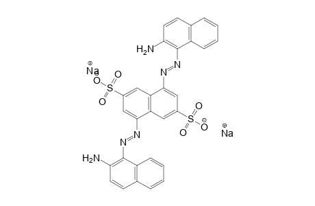 2,6-Naphthalenedisulfonic acid, 4,8-bis[(2-amino-1-naphthalenyl)azo]-, disodium salt