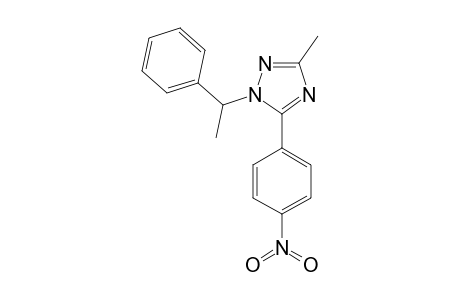 5-(4-NITROPHENYL)-3-METHYL-1-(1-PHENYLETHYL)-1H-1,2,4-TRIAZOLE