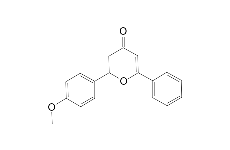 2,3-Dihydro-2-(4-methoxyphenyl)-6-phenyl-4H-pyran-4-one