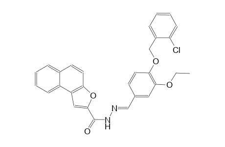 N'-((E)-{4-[(2-chlorobenzyl)oxy]-3-ethoxyphenyl}methylidene)naphtho[2,1-b]furan-2-carbohydrazide