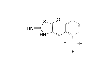 (4E)-2-Imino-4-[2-(trifluoromethyl)benzylidene]-1,3-thiazolidin-5-one