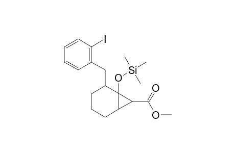 METHYL-7-(2-IODOBENZYL)-1-TRIMETHYLSILOXYBICYCLO-[4.1.0]-HEPTANE-7-CARBOXYLATE