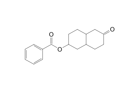 2(1H)-Naphthalenone, octahydro-6-hydroxy-, benzoate