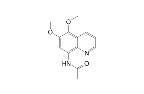 N-(5,6-dimethoxy-8-quinolinyl)acetamide
