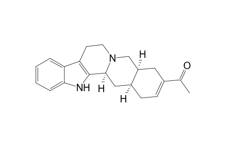 18-Acetyl-.delta.(17,18)-dehydroalloyohimbane