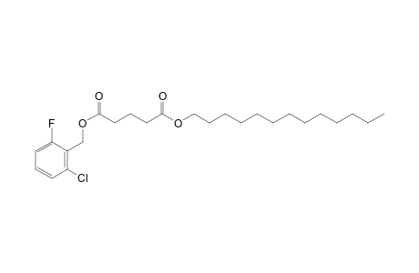 Glutaric acid, 2-chloro-6-fluorobenzyl tridecyl ester