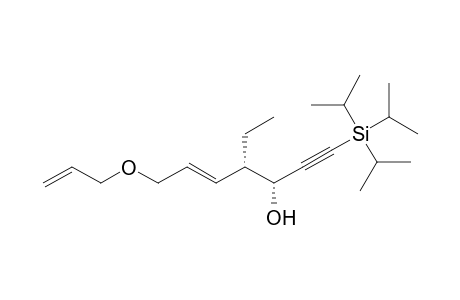 (E)-(3R,4S)-7-Allyloxy-4-ethyl-1-(triisopropylsilyl)hept-5-en-1-yn-3-ol