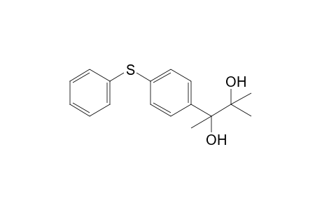2-methyl-3-[(p-phenylthio)phenyl]-2,3-butanediol