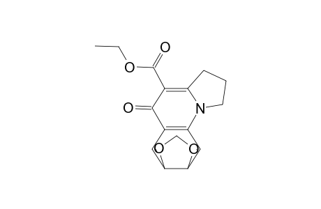 Ethyl 7,8-methylenedioxy-5-oxo-1,2,3,5-tetrahydropyrrolo[1,2-a]quinolin-4-carboxylate