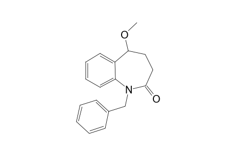 1-Benzyl-1-aza-2-oxo-5-methoxy-benzo[6,7-a]cycloheptane