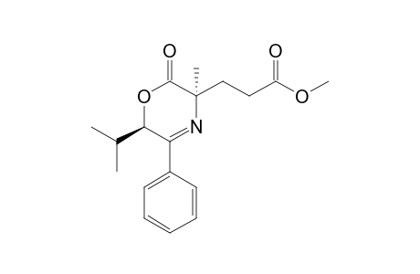 Methyl 3-[(3S,6R)/(3R,6S)-6-Isopropyl-3-methyl-2-oxo-5-phenyl-3,6-dihydro-2H-1,4-oxazin-3-yl]propanoate