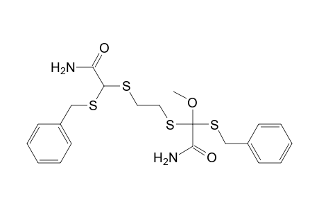 Acetamide, 2-[[2-[[2-amino-2-oxo-1-[(phenylmethyl)thio]ethyl]thio]et hyl]thio]-2-methoxy-2-[(phenylmethyl)thio]-