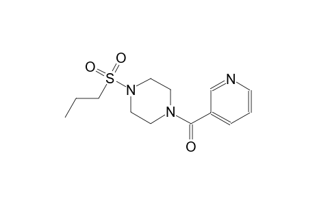 piperazine, 1-(propylsulfonyl)-4-(3-pyridinylcarbonyl)-