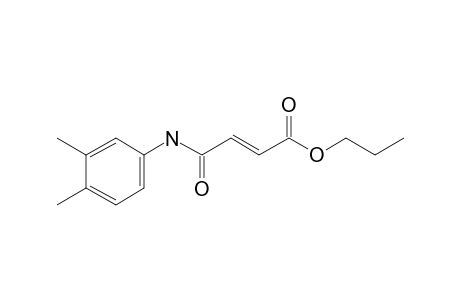 Fumaric acid, monoamide, N-(3,4-dimethylphenyl)-, propyl ester