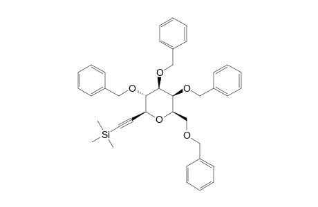 3,7-ANHYDRO-4,5,6,8-TETRA-O-BENZYL-1,1,2,2-TETRAHYDRO-1,2-DIDEOXY-1-C-(TRIMETHYLSILYL)-D-GLYCERO-L-MANNOOCTITOL