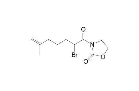 3-(2-bromanyl-6-methyl-hept-6-enoyl)-1,3-oxazolidin-2-one