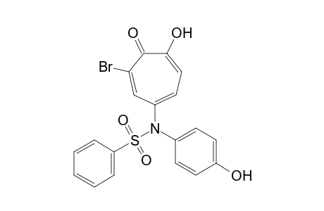 N-(6-bromo-4-hydroxy-5-oxo-1,3,6-cycloheptatrien-1-yl)-4'-hydroxybenzenesulfonanilide
