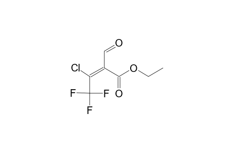 (E)-ETHYL-3-CHLORO-4,4,4-TRIFLUORO-2-FORMYLBUT-2-ENOATE