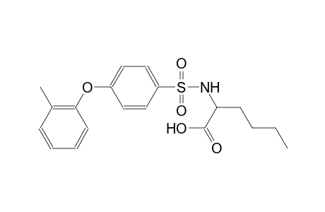 N-{[4-(2-methylphenoxy)phenyl]sulfonyl}norleucine