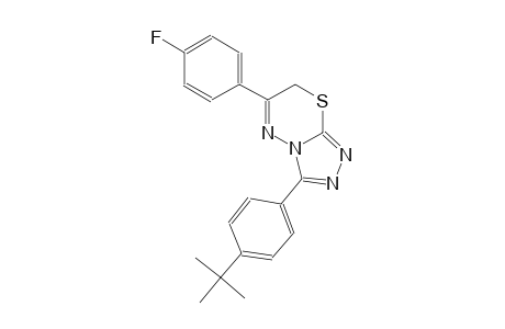 3-(4-tert-butylphenyl)-6-(4-fluorophenyl)-7H-[1,2,4]triazolo[3,4-b][1,3,4]thiadiazine