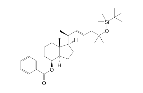 (8S,20S)-des-A,B-8-benzoyloxy-20-[4'-(tert-butyldimethylsilyloxy)-4'-methyl-pent-(1'E)-en-yl]-pregnane