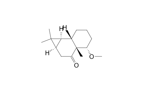 3H-Cyclopropa[a]naphthalen-3-one, decahydro-4-methoxy-1,1,3a-trimethyl-, [1aR-(1a.alpha.,3a.beta.,4.alpha.,7a.beta.,7b.alpha.)]-