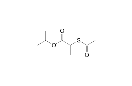 Propionic acid, 2-mercapto-, isopropyl ester, acetate
