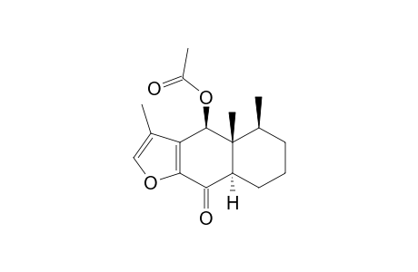 6-BETA-ACETOXY-9-OXO-10-ALPHA-H-FURANOEREMOPHILANE