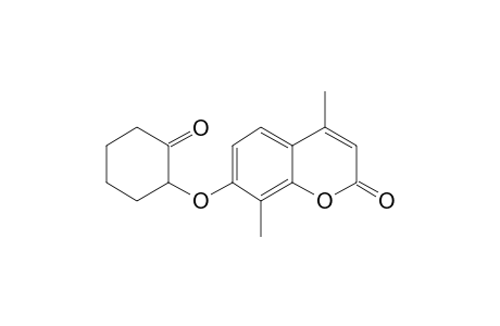 4,8-Dimethyl-7-[(2-oxocyclohexyl)oxy]-2H-chromen-2-one