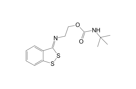 t-Butyl N-[2'-(hydroxyethyl)-3-imino-3H-1,2-benzodithiole - carbamate