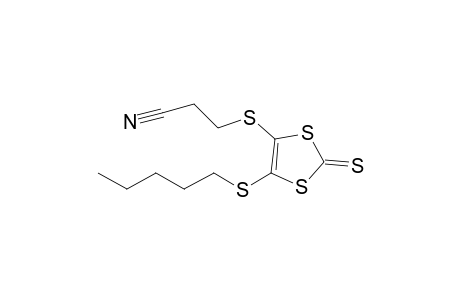 4-(2'-Cyanoethylthio)-5-pentylthio-1,3-dithiol-2-thione