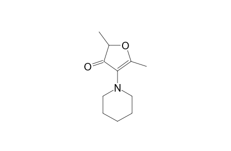 2,5-Dimethyl-4-(1-piperidinyl)-3-furanone