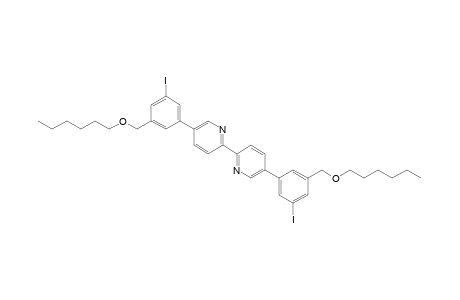 5-[3-(hexoxymethyl)-5-iodanyl-phenyl]-2-[5-[3-(hexoxymethyl)-5-iodanyl-phenyl]pyridin-2-yl]pyridine