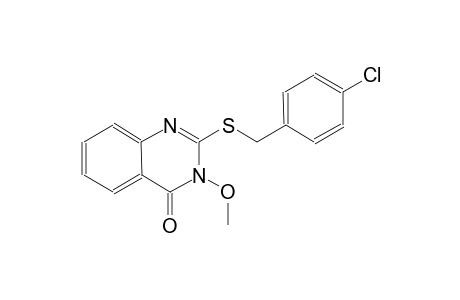 2-[(4-chlorobenzyl)sulfanyl]-3-methoxy-4(3H)-quinazolinone