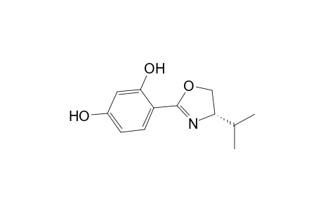 (4S)-4,5-Dihydro-2-(2',4'-dihydroxyphenyl)-4-isopropyloxazole