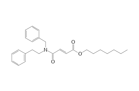 Fumaric acid, monoamide, N-benzyl-N-phenylethyl-, heptyl ester