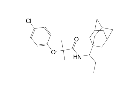 N-[1-(1-adamantyl)propyl]-2-(4-chlorophenoxy)-2-methylpropanamide