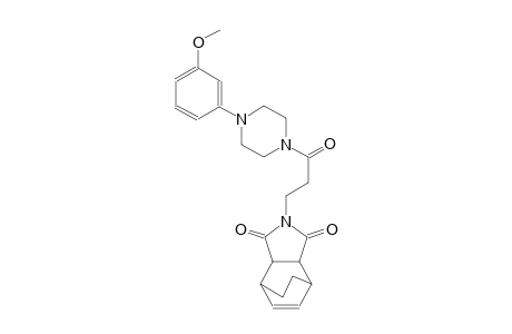 2-(3-(4-(3-methoxyphenyl)piperazin-1-yl)-3-oxopropyl)-3a,4,7,7a-tetrahydro-1H-4,7-ethanoisoindole-1,3(2H)-dione