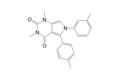 1,3-dimethyl-6-(3-methylphenyl)-5-(4-methylphenyl)-1H-pyrrolo[3,4-d]pyrimidine-2,4(3H,6H)-dione