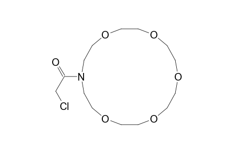 1,4,7,10,13-Pentaoxa-16-azacyclooctadecane, 16-(chloroacetyl)-