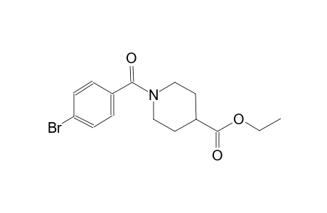 4-piperidinecarboxylic acid, 1-(4-bromobenzoyl)-, ethyl ester